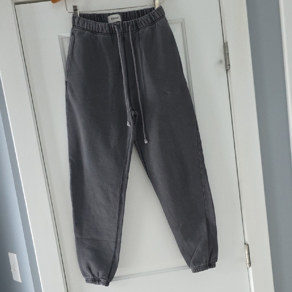 ELWOOD CORE...100% Organic Cotton Vintage Gray Jogger Sweat Pants